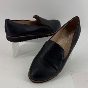 LIFESTRIDE Stylish Black Leather Loafers for Women